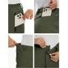 imageMAGCOMSEN Womens Fleece Lined Waterproof Insulated Snow Ski Pants Winter Warm Hiking Pants Outdoor SoftshellArmy Green