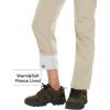 imageMAGCOMSEN Womens Fleece Lined Waterproof Insulated Snow Ski Pants Winter Warm Hiking Pants Outdoor SoftshellBeige