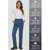 imageMAGCOMSEN Womens Fleece Lined Waterproof Insulated Snow Ski Pants Winter Warm Hiking Pants Outdoor SoftshellBlue Grey