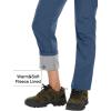 imageMAGCOMSEN Womens Fleece Lined Waterproof Insulated Snow Ski Pants Winter Warm Hiking Pants Outdoor SoftshellBlue Grey