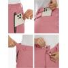 imageMAGCOMSEN Womens Fleece Lined Waterproof Insulated Snow Ski Pants Winter Warm Hiking Pants Outdoor SoftshellGrey Pink