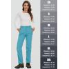 imageMAGCOMSEN Womens Fleece Lined Waterproof Insulated Snow Ski Pants Winter Warm Hiking Pants Outdoor SoftshellIce Blue