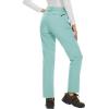 imageMAGCOMSEN Womens Fleece Lined Waterproof Insulated Snow Ski Pants Winter Warm Hiking Pants Outdoor SoftshellLight Lake Blue