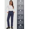 imageMAGCOMSEN Womens Fleece Lined Waterproof Insulated Snow Ski Pants Winter Warm Hiking Pants Outdoor SoftshellNavy