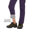 imageMAGCOMSEN Womens Fleece Lined Waterproof Insulated Snow Ski Pants Winter Warm Hiking Pants Outdoor SoftshellPurple