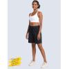 imageMAGCOMSEN Womens Hiking Shorts Lightweight Quick Dry 8quot Golf Shorts Water Resistant with 3 Zipper PocketsBlack
