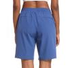 imageMAGCOMSEN Womens Hiking Shorts Lightweight Quick Dry 8quot Golf Shorts Water Resistant with 3 Zipper PocketsBlue Grey