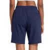 imageMAGCOMSEN Womens Hiking Shorts Lightweight Quick Dry 8quot Golf Shorts Water Resistant with 3 Zipper PocketsNavy