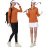 imageMAGCOMSEN Womens Polo Shirts Long Sleeve Golf T Shirt Quick Dry UPF 50 Sun Protection Lightweight Athletic Tennis ShirtsDark Orange