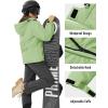 imageMAGCOMSEN Womens Ski Jacket Waterproof Insulated Snow Jacket Warm Windproof Winter Coats with Hood Fleece Lined JacketLight Green