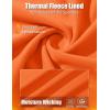 imageMAGCOMSEN Womens Thermal Shirts Fleece Pullover Long Sleeve Undershirt Tops Warm Workout Winter Base LayerOrange