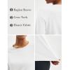 imageMAGCOMSEN Womens Thermal Shirts Fleece Pullover Long Sleeve Undershirt Tops Warm Workout Winter Base LayerWhite