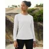 imageMAGCOMSEN Womens Thermal Shirts Fleece Pullover Long Sleeve Undershirt Tops Warm Workout Winter Base LayerWhite