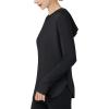 imageMAGCOMSEN Womens UPF 80 Sun Protection Hoodie Long Sleeve Hiking Fishing Lightweight UV Rashguard with Thumb HoleBlack