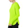 imageMAGCOMSEN Womens UPF 80 Sun Protection Hoodie Long Sleeve Hiking Fishing Lightweight UV Rashguard with Thumb HoleF Green