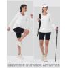 imageMAGCOMSEN Womens UPF 80 Workout Shirts Long Sleeve Atheltic TShirt Quick Dry Rash Guard Swim TopsWhite