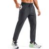 imageMAGCOMSEN Mens Hiking Pants Mens Lightweight Pants Quick Dry UPF 50 Joggers Athletic Workout Travel Casual with PocketDark Grey