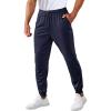 imageMAGCOMSEN Mens Joggers Sweatpants Quick Dry Running Pants with Pockets Summer Lightweight Athletic Workout PantsNavy