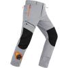imageMAGCOMSEN Mens Winter Snow Ski Pants Fleece Lined Water Resistant Insulated Work Outdoor Hiking Snowboard Pants 4 PocketsLight Grey