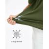 imageMAGCOMSEN Mens Polo Shirts Short Sleeve Golf Quick Dry Collared Moisture Wicking Athletic Performance PolosArmy Green