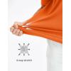imageMAGCOMSEN Mens Polo Shirts Short Sleeve Golf Quick Dry Collared Moisture Wicking Athletic Performance PolosOrange