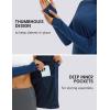 imageMAGCOMSEN Womens UPF 50 Athletic Jackets Full Zip Lightweight Workout Jacket SPF Sun Protection Shirts Hiking RunningDarkblue