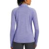 imageMAGCOMSEN Womens UPF 50 Athletic Jackets Full Zip Lightweight Workout Jacket SPF Sun Protection Shirts Hiking RunningLtpurple