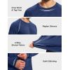 imageMAGCOMSEN Mens Long Sleeve Shirts UPF 50 Sun Protection Dry Fit Shirts Athletic Fishing Hiking Workout Rash GuardDark Blue