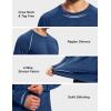 imageMAGCOMSEN Mens Long Sleeve Shirts UPF 50 Sun Protection Dry Fit Shirts Athletic Fishing Hiking Workout Rash GuardMedium Blue