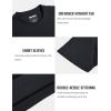 imageMAGCOMSEN Mens TShirts Short Sleeve Cotton Crew Neck Soft Breathable T Shirts Casual Plain Classic Summer TeesBlack