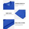 imageMAGCOMSEN Mens TShirts Short Sleeve Cotton Crew Neck Soft Breathable T Shirts Casual Plain Classic Summer TeesColor Blue