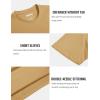 imageMAGCOMSEN Mens TShirts Short Sleeve Cotton Crew Neck Soft Breathable T Shirts Casual Plain Classic Summer TeesEarthy Yellow