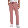 imageMAGCOMSEN Mens Winter Fleece Pants Sherpa Lined Sweatpants Thermal Warm Thicken Pants Active Joggers with 3 PocketsGrey Pink