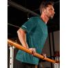 imageMAGCOMSEN Mens Workout T Shirts Athletic Short Sleeve Crew Neck Tee Lightweight Dry Fit Running Gym ShirtsJade Green