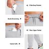 imageMAGCOMSEN Mens Fleece Joggers Winter Thermal Warm Pants Thicken Fleece Lined Athletic Casual Sweatpants with 3 PocketsLightgrey