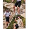 imageMAGCOMSEN Mens Hiking Shorts 5 Pockets Ripstop Quick Dry Summer Athletic Shorts for Workout Hiking CyclingBlack