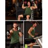 imageMAGCOMSEN Mens UPF 50 Tank Top Gym Workout Sleeveless Muscle Shirts Sun Protection Cut Off Shirts Summer Sleeveless T ShirtArmygreen