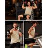 imageMAGCOMSEN Mens UPF 50 Tank Top Gym Workout Sleeveless Muscle Shirts Sun Protection Cut Off Shirts Summer Sleeveless T ShirtLight Apricot