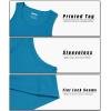 imageMAGCOMSEN Mens Workout Tank Tops Undershirt Cotton Muscle Athletic Sleeveless Shirts for GymBlue Green