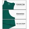 imageMAGCOMSEN Mens Workout Tank Tops Undershirt Cotton Muscle Athletic Sleeveless Shirts for GymEmerald Green