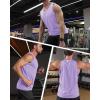 imageMAGCOMSEN Mens Workout Tank Tops Undershirt Cotton Muscle Athletic Sleeveless Shirts for GymLight Purple