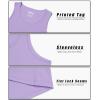 imageMAGCOMSEN Mens Workout Tank Tops Undershirt Cotton Muscle Athletic Sleeveless Shirts for GymLight Purple