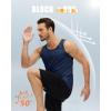 imageMAGCOMSEN Mens Workout Tank Tops Undershirt Cotton Muscle Athletic Sleeveless Shirts for GymNavy