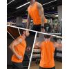 imageMAGCOMSEN Mens Workout Tank Tops Undershirt Cotton Muscle Athletic Sleeveless Shirts for GymOrange