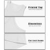 imageMAGCOMSEN Mens Workout Tank Tops Undershirt Cotton Muscle Athletic Sleeveless Shirts for GymWhite