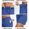 imageMAGCOMSEN Womens 5quot Hiking Shorts UPF 50 Quick Dry Lightweight Athletic Running Golf Summer Casual Shorts with PocketsBlue Grey