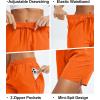 imageMAGCOMSEN Womens 5quot Hiking Shorts UPF 50 Quick Dry Lightweight Athletic Running Golf Summer Casual Shorts with PocketsOrange