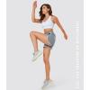 imageMAGCOMSEN Womens Athletic Shorts with Pockets Quick Dry Lightweight 35quot Running Gym Workout Shorts Hiking SportLight Grey