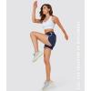 imageMAGCOMSEN Womens Athletic Shorts with Pockets Quick Dry Lightweight 35quot Running Gym Workout Shorts Hiking SportNavy