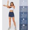 imageMAGCOMSEN Womens Athletic Shorts with Pockets Quick Dry Lightweight 35quot Running Gym Workout Shorts Hiking SportNavy